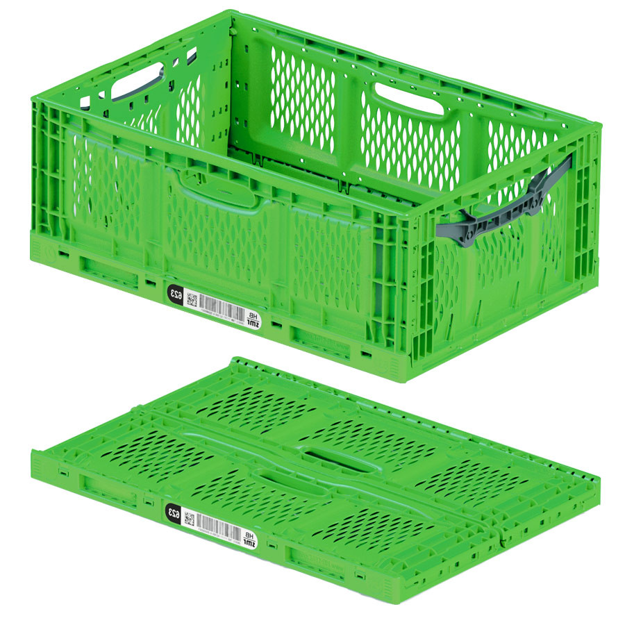 Caja Plástica Plegable Para Fruta Y Verdura Bcff 46614 5218